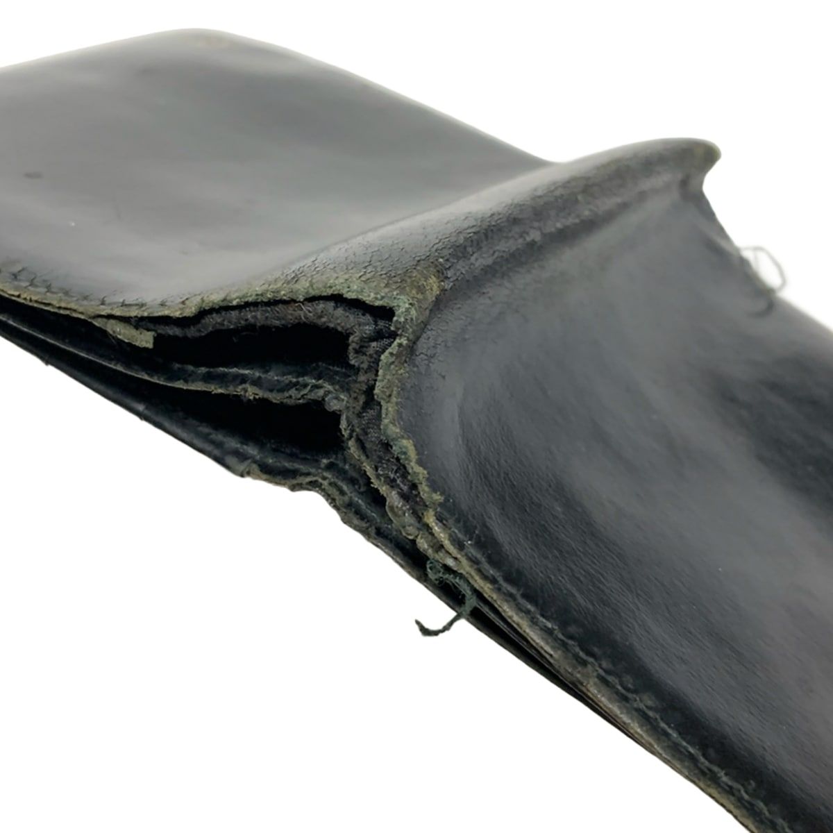 B カルティエ コインケース 馬蹄型 マストライン 黒 パシャドゥ レザー