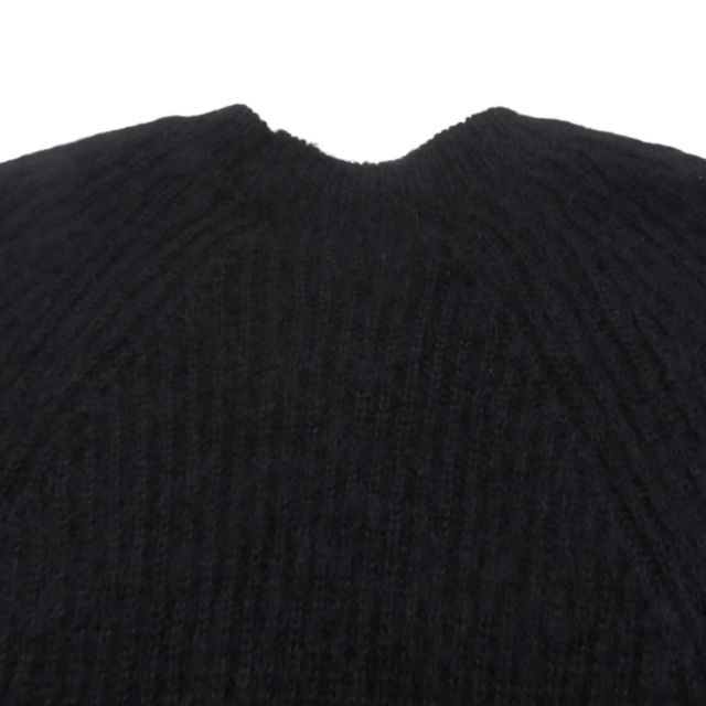 JUNYA WATANABE 23AW WOOL KNIT DRESS BLACK サイズS JL-N006 ジュンヤ ワタナベ ウール ニット ドレス ロングスリーブ セーター 大名店 DECORATOM_COM_BR