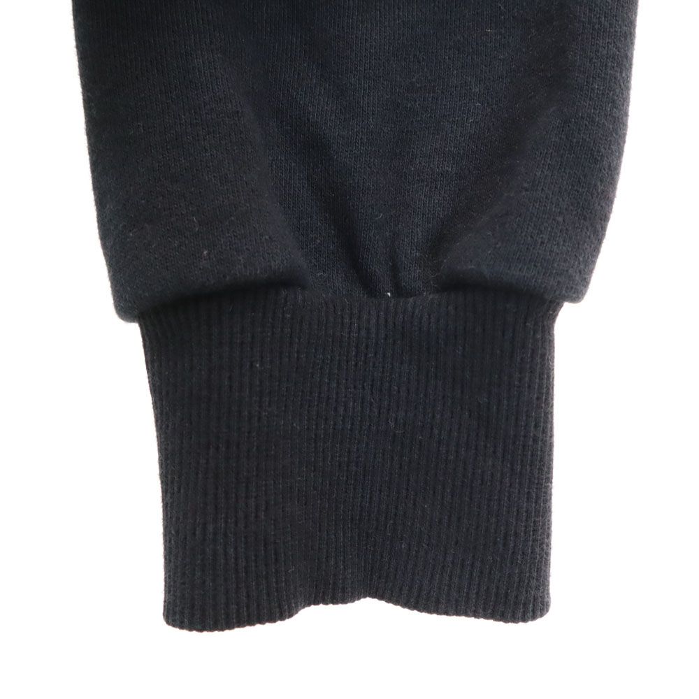 ウィンドアンドシー 長袖 スウェットパーカー M ブラック WIND AND SEA