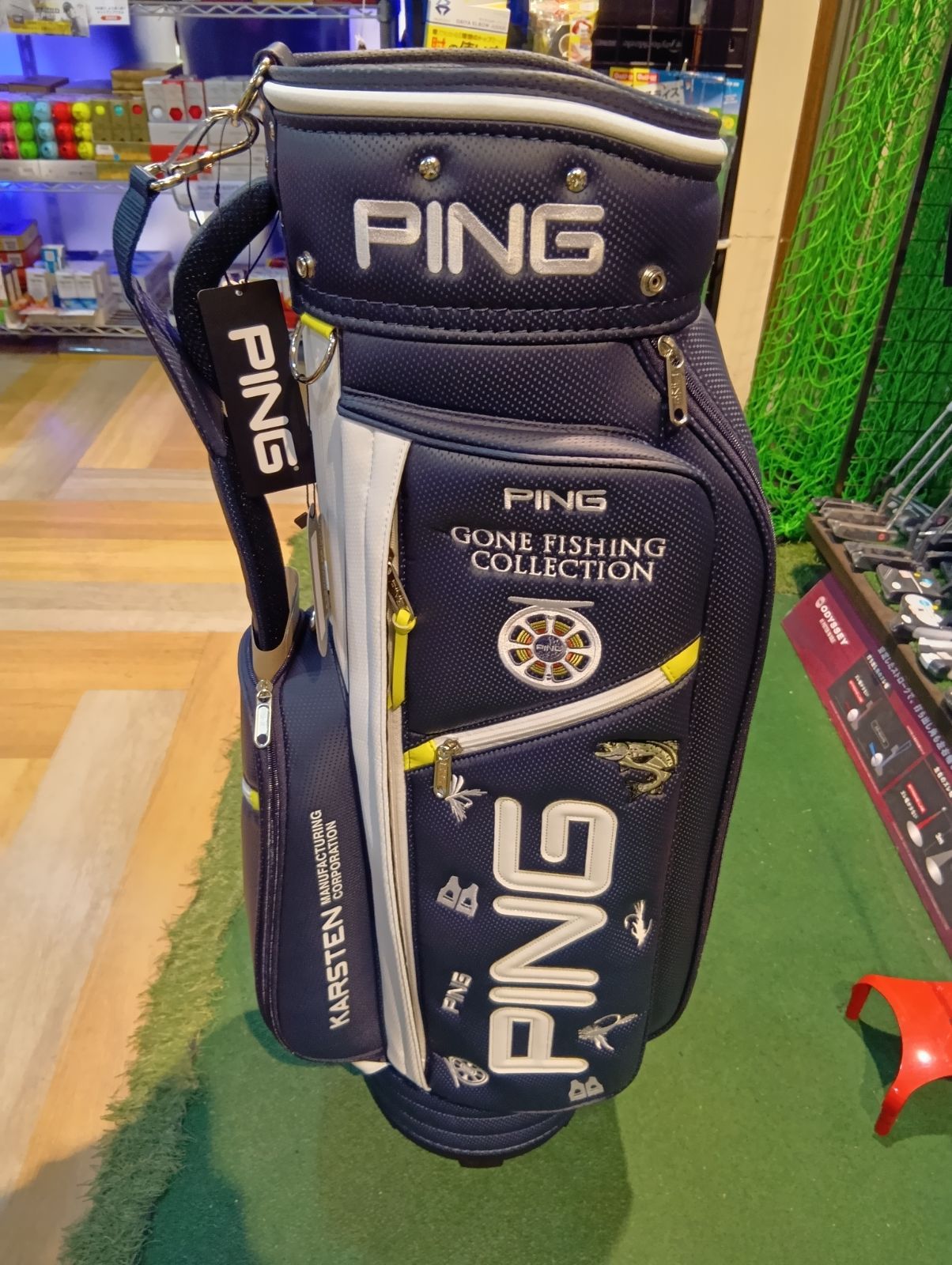 極美品 未使用 ピンゴルフ PING ゴルフバッグ 5分割 キャディバッグ 新品未使用品】PING ピン キャディバッグ CB-N2505 ゴーン