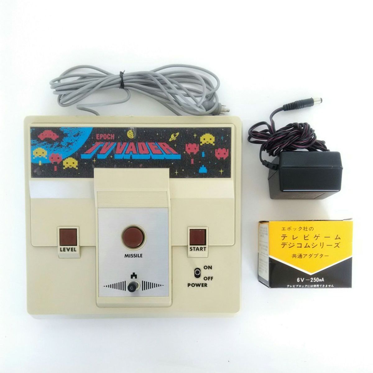 エポック社　テレビベーダー　取扱説明書　インベーダーゲーム　当時物 レトロハードエポック社「テレビベーダー」インベーダーハード