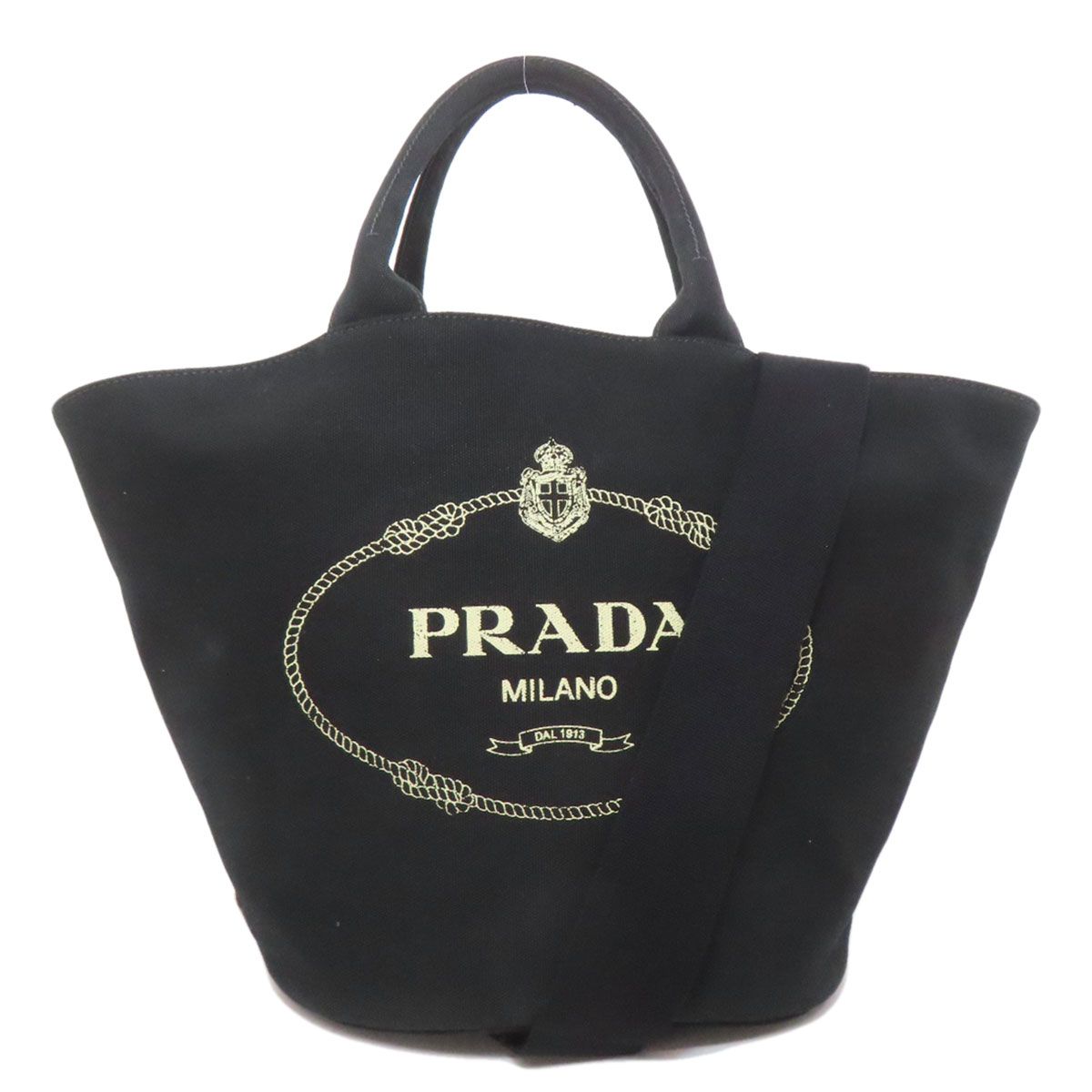 PRADA プラダ 1BG163 カナパトート トートバッグ キャンバス レディース