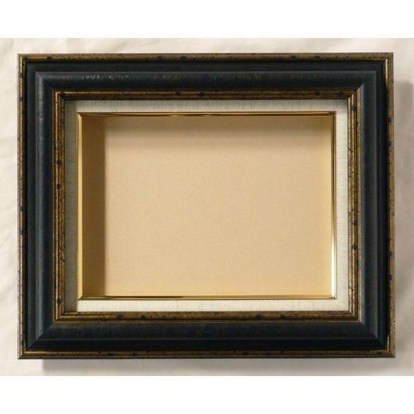 額縁　油彩 油絵用額縁の枠と泥足とケース（仮縁仕上げ）　スプリィ　(8145)　サイズP12号