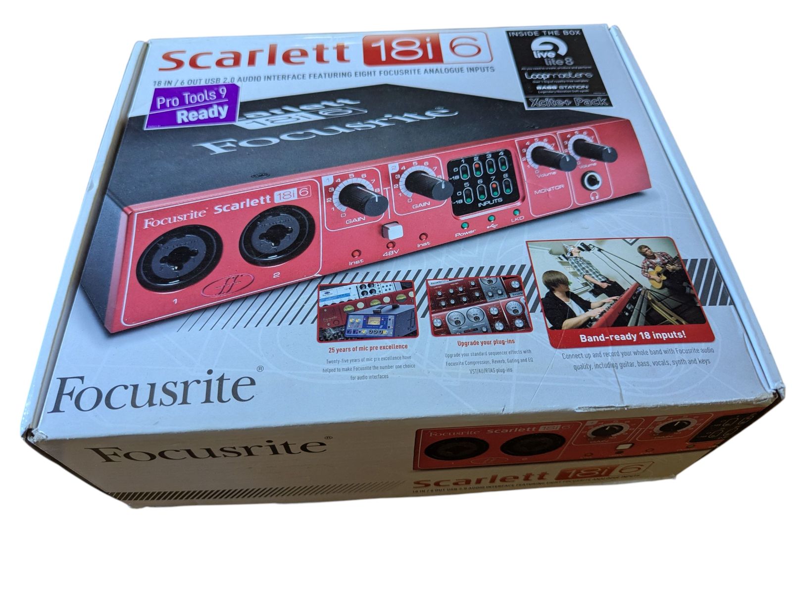 Focusrite scarlett 18i6 オーディオインターフェース FOCUSRITE