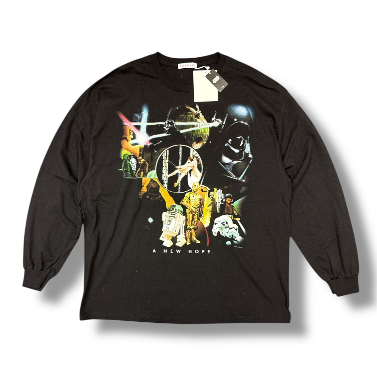 参考上代14300円 未使用品 F-LAGSTUF-F × STAR WARS EP4 L/S TEE
