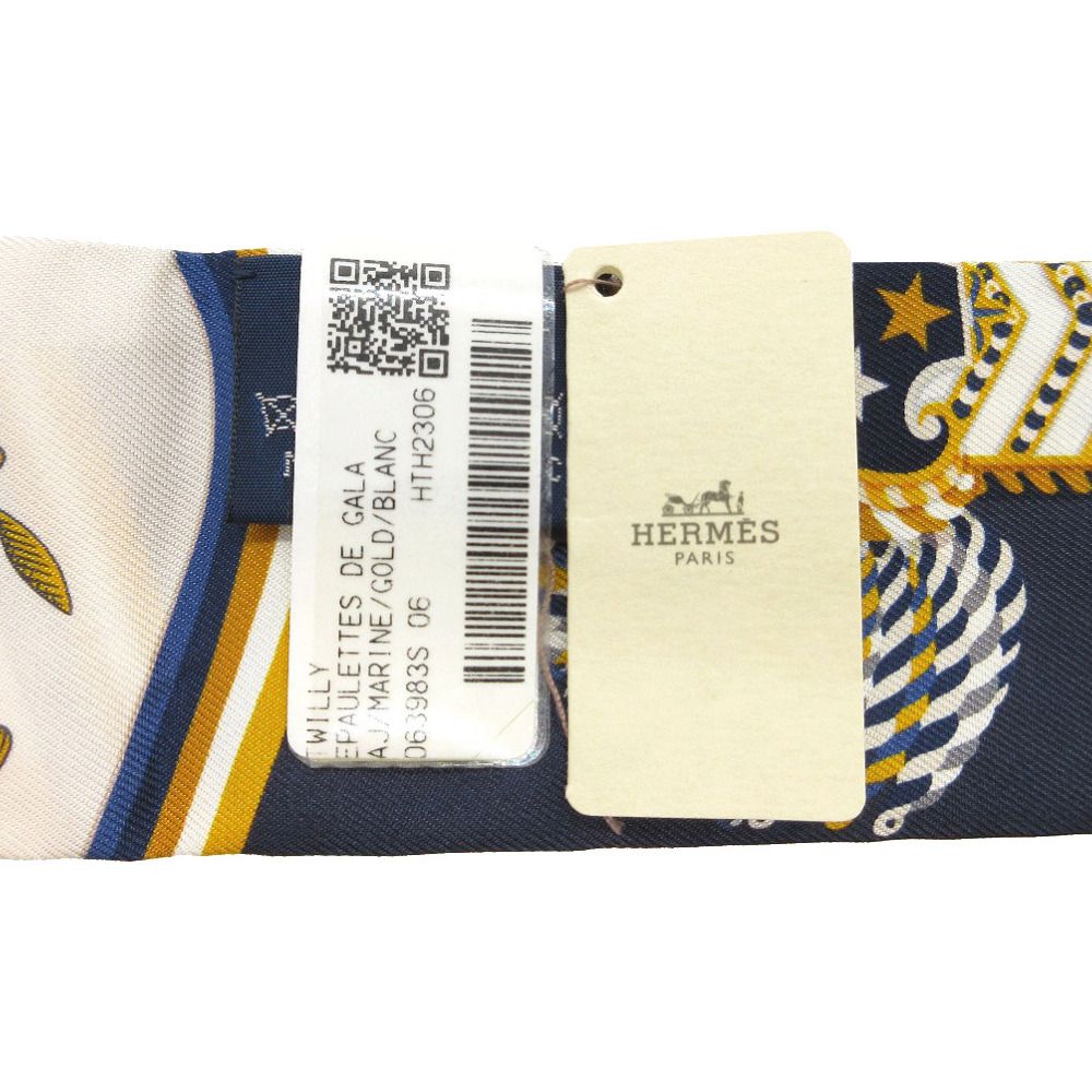新品同様 エルメス ツイリー Epaulettes de Gala 式典肩章 スカーフ  