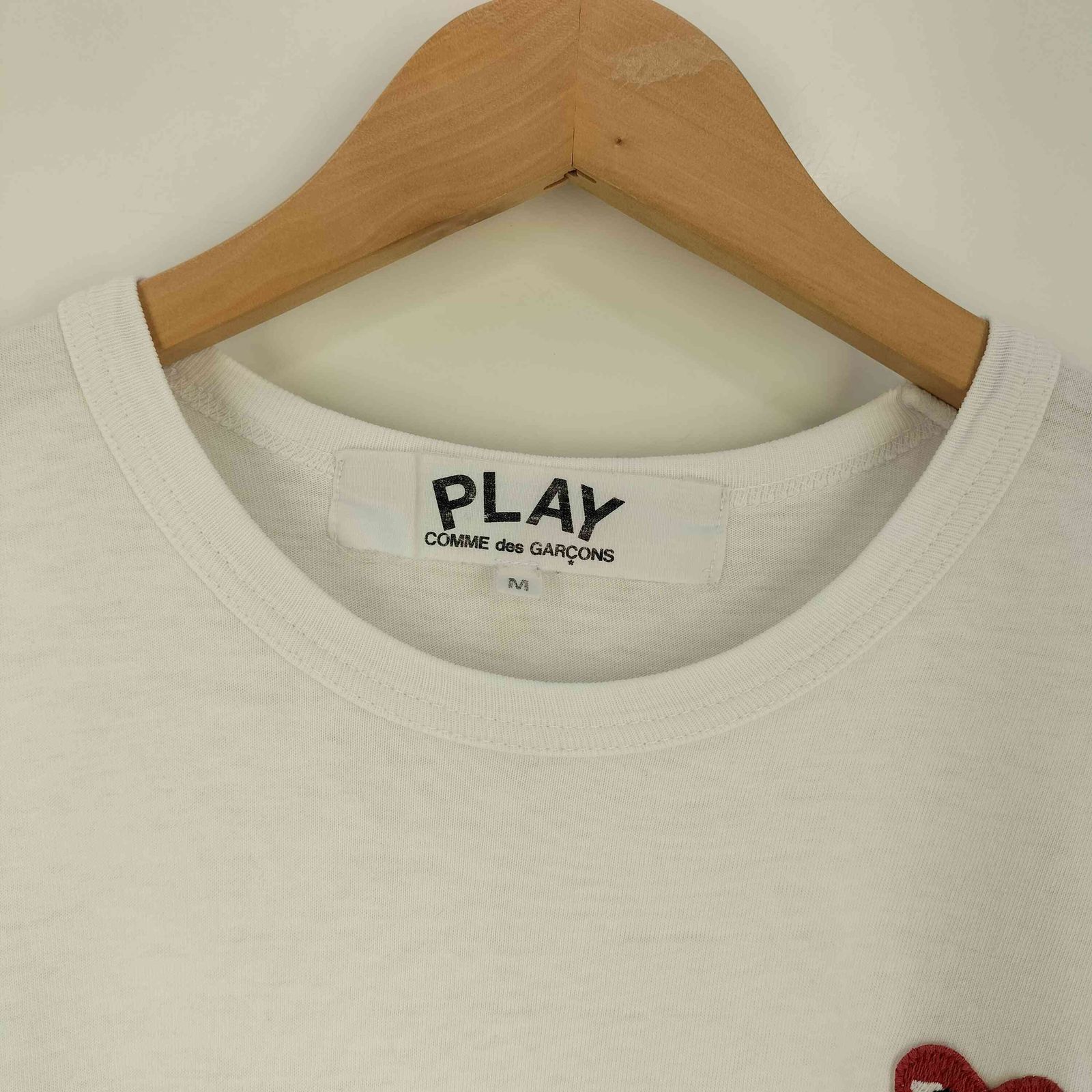 PLAY COMME des GARCONS ハート ワッペン クルーネック ハートロゴワッペン クルーネックTシャツ | ブランド古着の買取