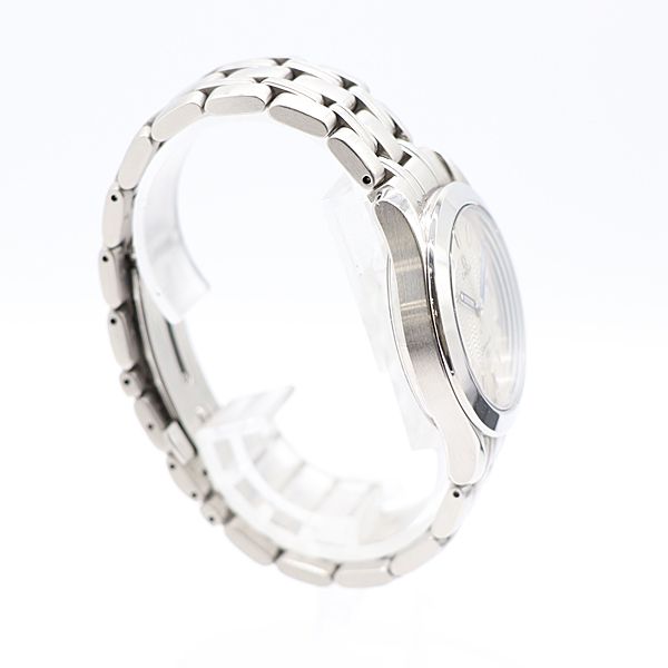 デッドストック級 稼働 オメガ シーマスター 120 56468345 QZ シルバー文字盤 メンズ腕時計 5540700 10NBT KMR ABC16824