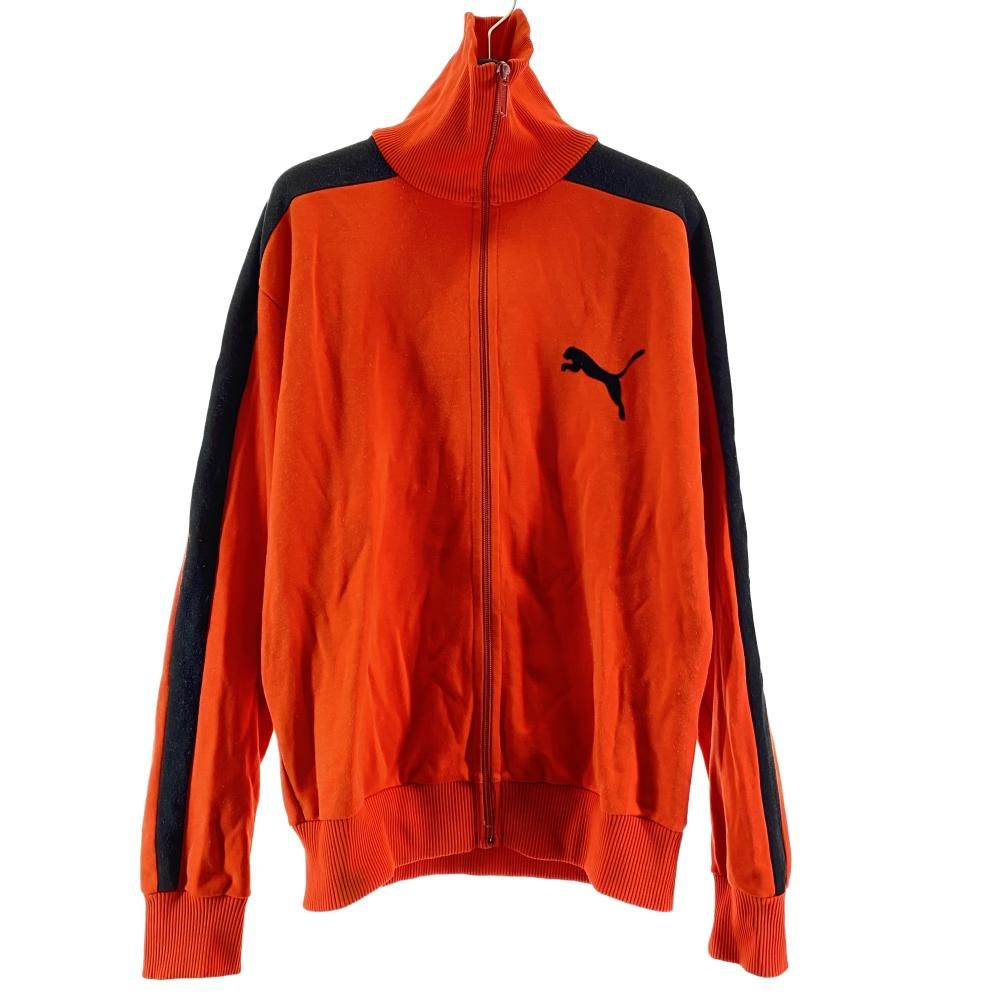 70s PUMA ドイツ製 トラックジャケット サイズ不明 レッド×ブラック プーマ 17