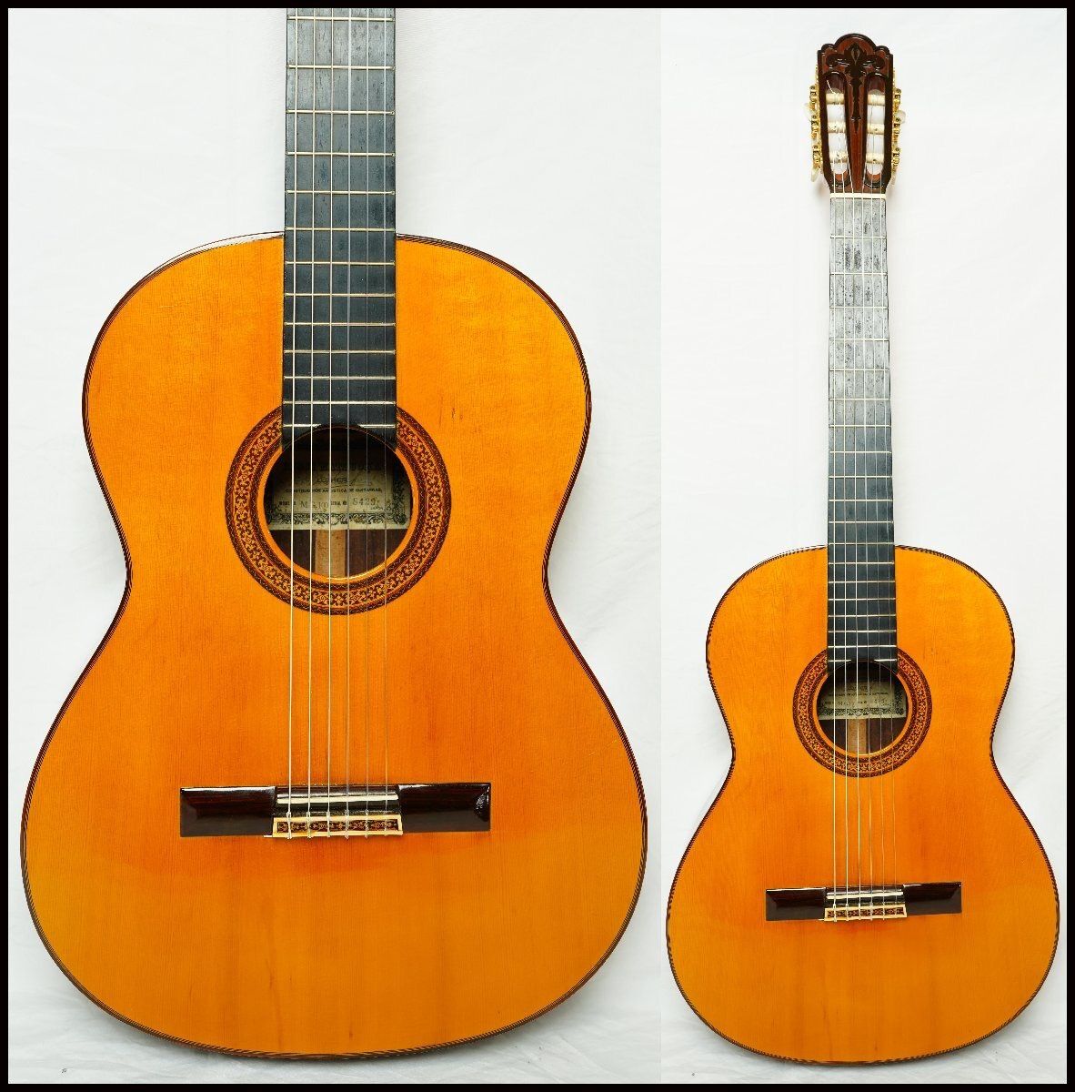 RYOJI MATSUOKA MO-1 クラシックギター Ryoji Matsuoka no.12 (1972) Classical Guitar – Neil Ta Music