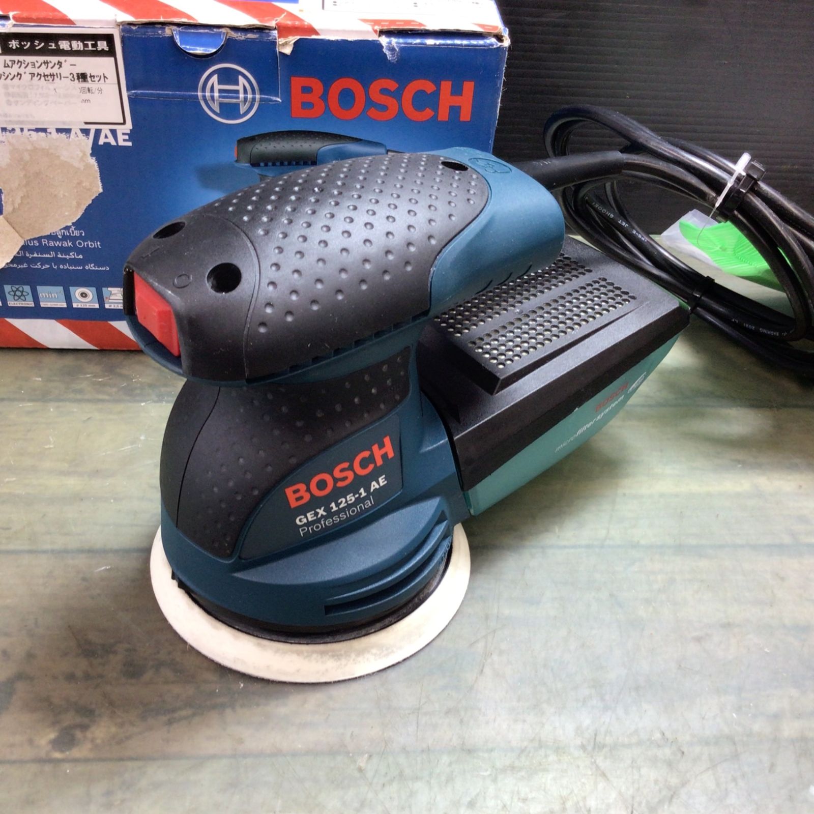 ボッシュ(BOSCH) 吸じんランダムアクションサンダー GEX125-1AE ボッシュ(BOSCH) 吸じんランダムアクションサンダー GEX125-1AE