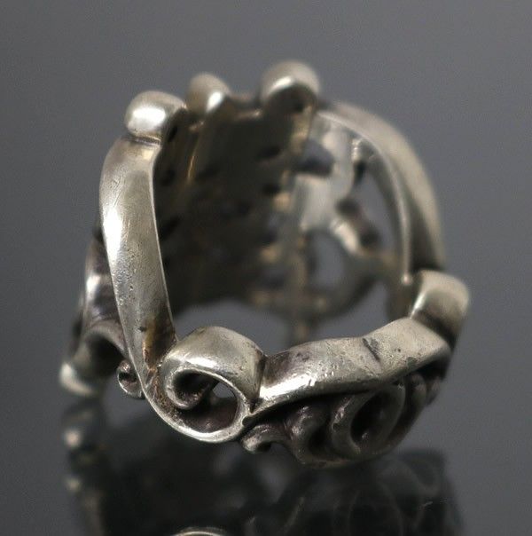 CHROME HEARTS 銀座店 クロムハーツ バタフライ ラップ リング 指輪 メンズ シルバー SV925 約14号 100619
