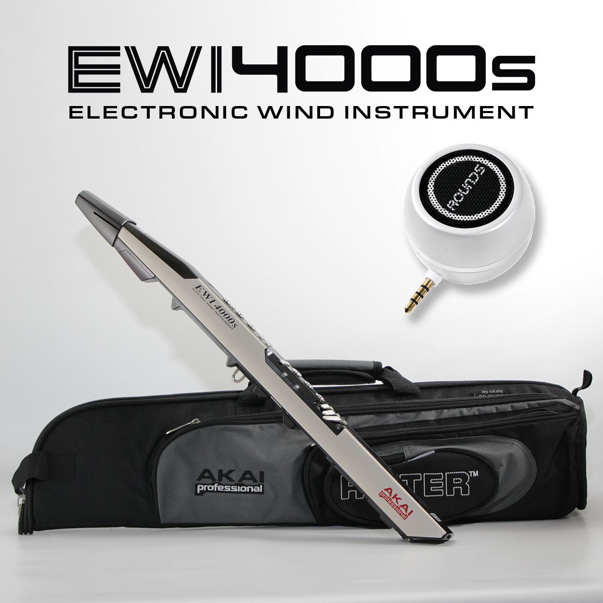 AKAI EWI4000S ソフトケース付 ウィンドシンセサイザー 電子サックス - 器材