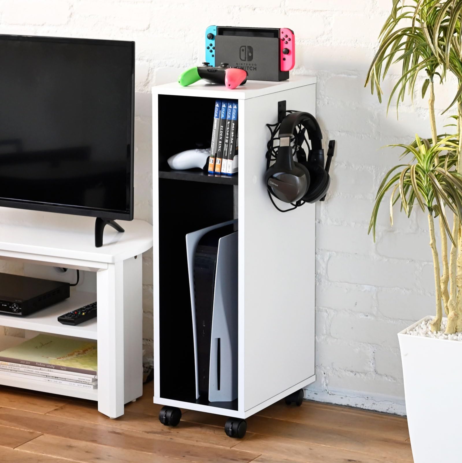 レジンヘアゴム 千鳥 ラベンダー マトリカリア 淡色 おしゃれ 大人