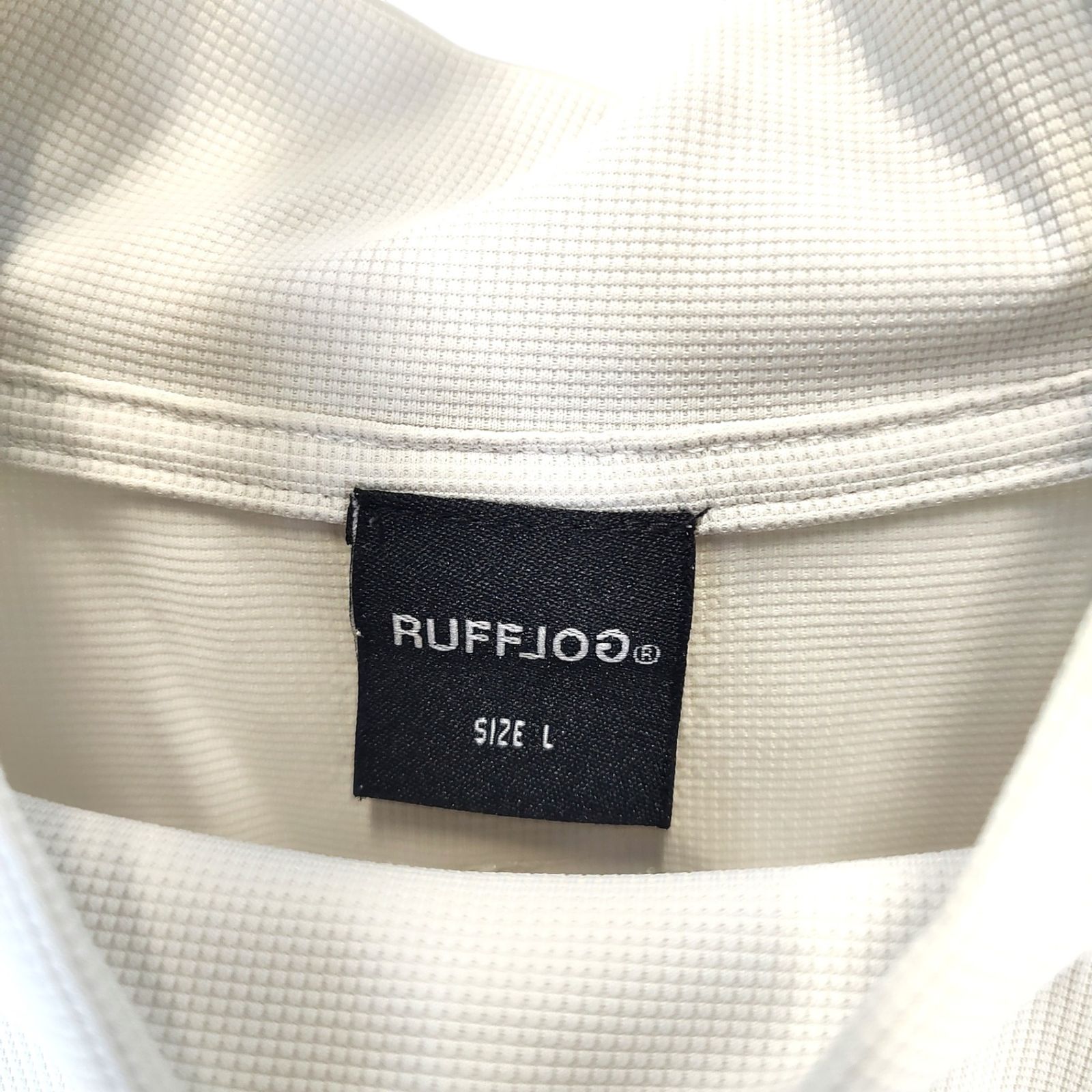 RUFFLOG　ラフロッグ　モックネック　シャツ　サイズM グレー RUFFLOG ラフロッグ モックネック グレー サイズM ラフロッグ