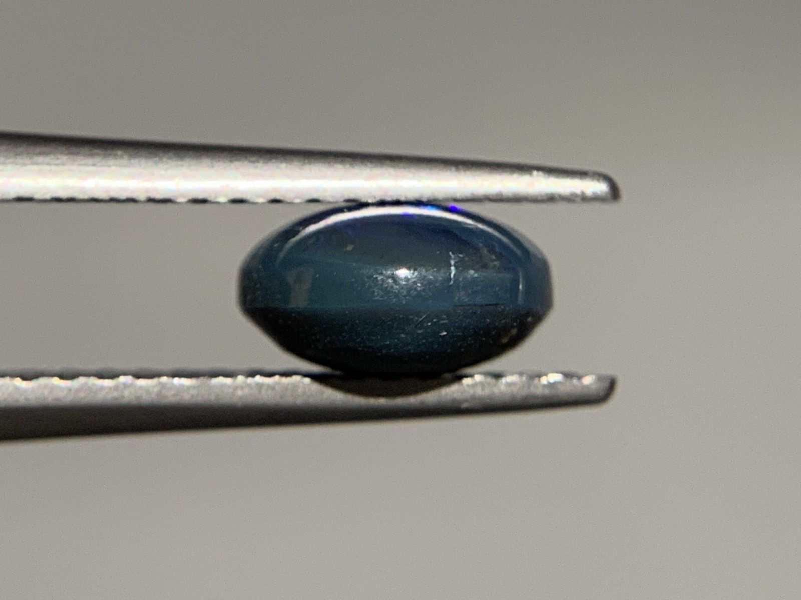 ブラックオパールキャッツアイ 1.315ct 宝石ソーティング付き 8.0  