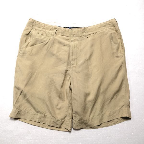 ポロ ラルフローレン シルクリネン ショートパンツ USA企画 90s 00s ポロ ラルフローレン シルクリネン ショートパンツ USA企画 90s