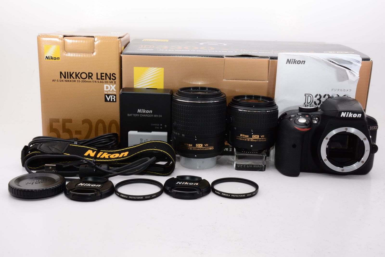 Nikon D3300 ダブルズームキット2 ブラック メルカリShops