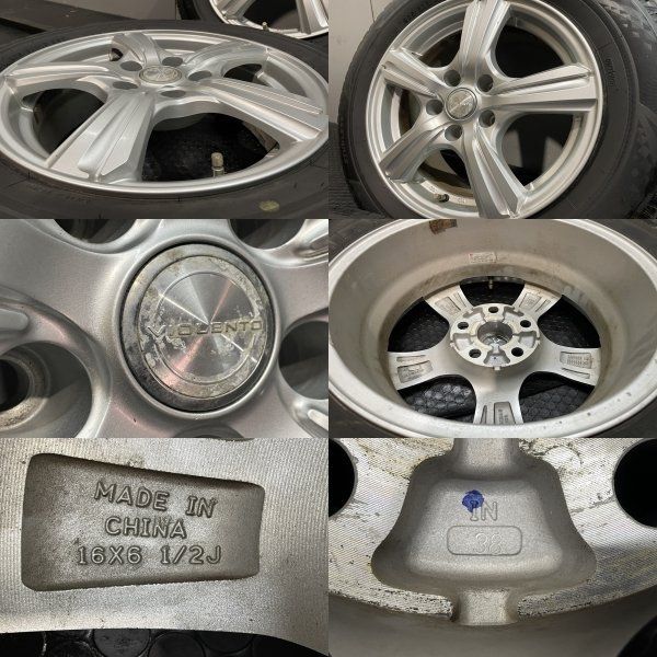 BS BLIZZAK VRX3 205/60R16】スタッドレス【VIOLENTO 16インチ 6.5 
