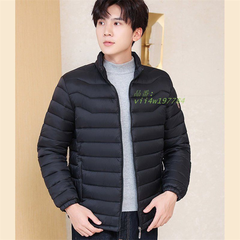 中綿ジャケット メンズ 防寒ジャケット 厚手ジャケット キルティング 無地ジャケット フード付き アウター 暖かい