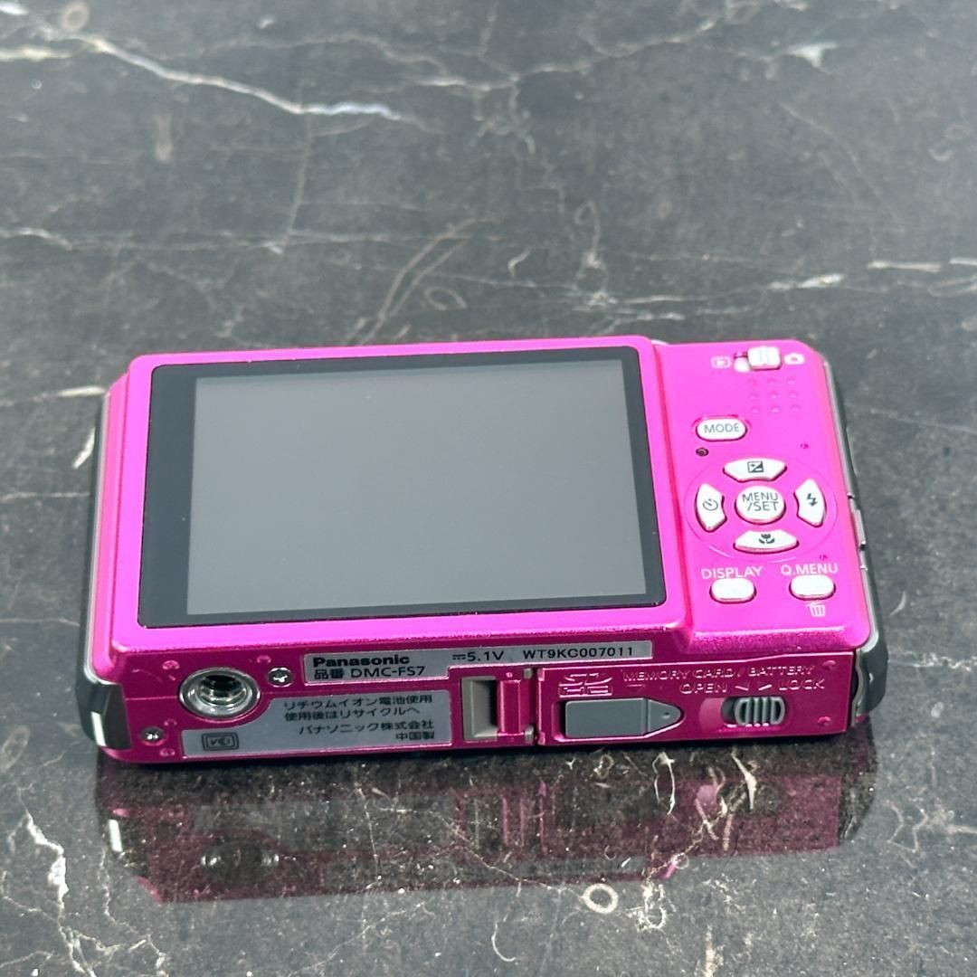 美品】Panasonic LUMIX DMC-FS7 ピンク - メルカリ