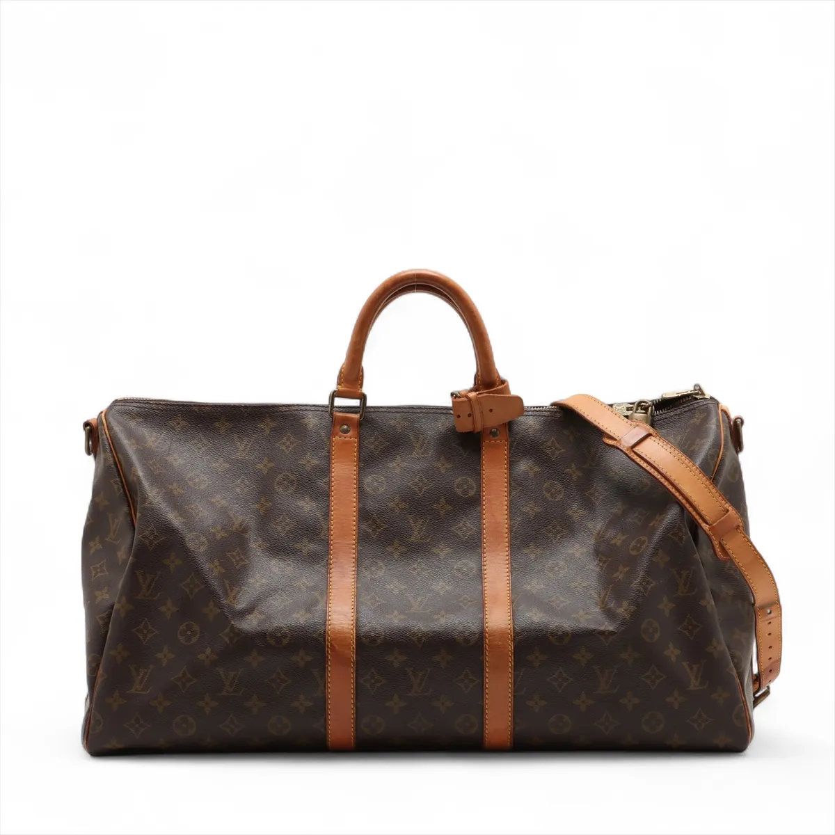 ルイヴィトン モノグラム キーポル バンドリエール55 M41414 レザー 2WAY ボストン バッグ 斜め掛け 出張 旅行 MMM CW50-8