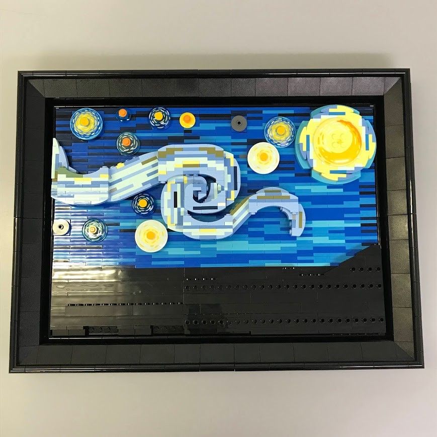 正規品 LEGO レゴ IDEAS 21333 ゴッホ「星月夜」 HD-365-D 説明書・箱