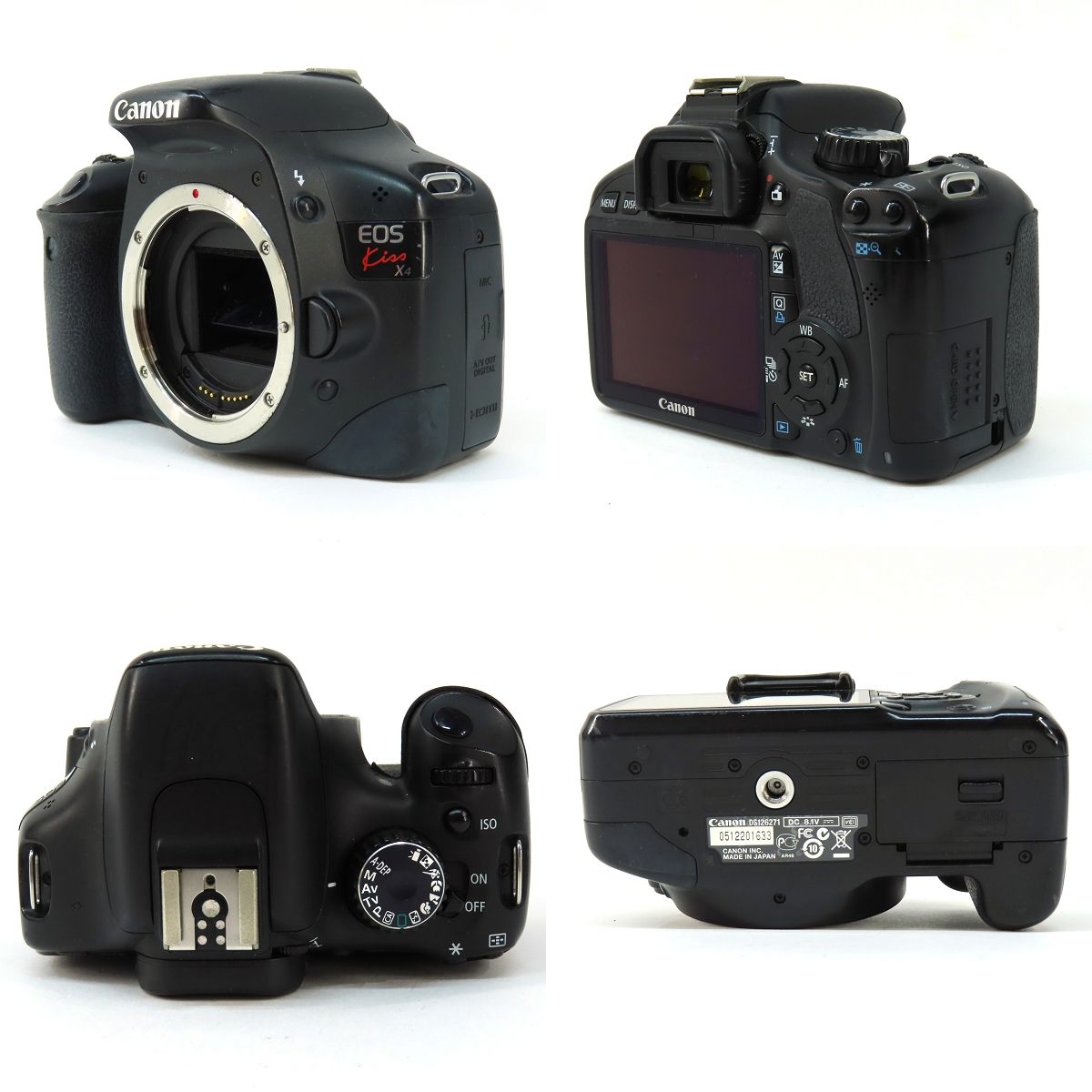 Canon キヤノン EOS Kiss X4 ＆ EF 50mm F1.8 II セット デジタル一眼 
