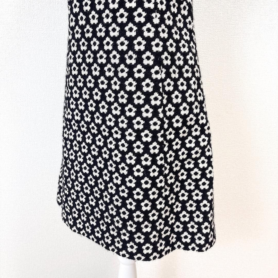 sGRACY Aラインウール半袖ワンピース