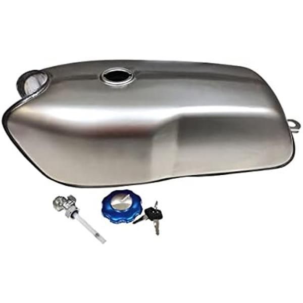YIBO オートバイ用ガス燃料タンク バイク燃料タンク 9L 2.4ガロン カフェレーサーカスタム汎用 バイク タンク