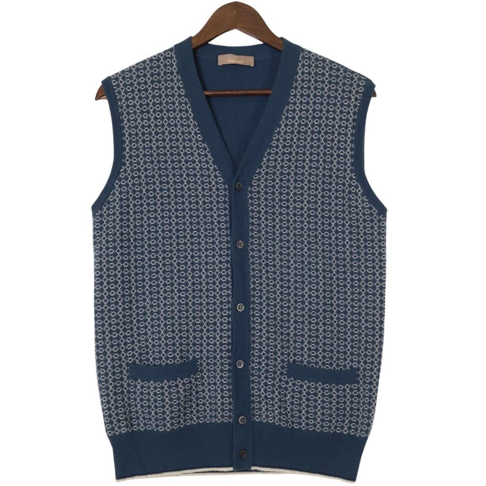 美品　クルチアーニ cruciani ニット　ノースリーブ　カシミヤ100% クルチアーニ Cruciani カシミヤ 100% ニット ベスト セーター