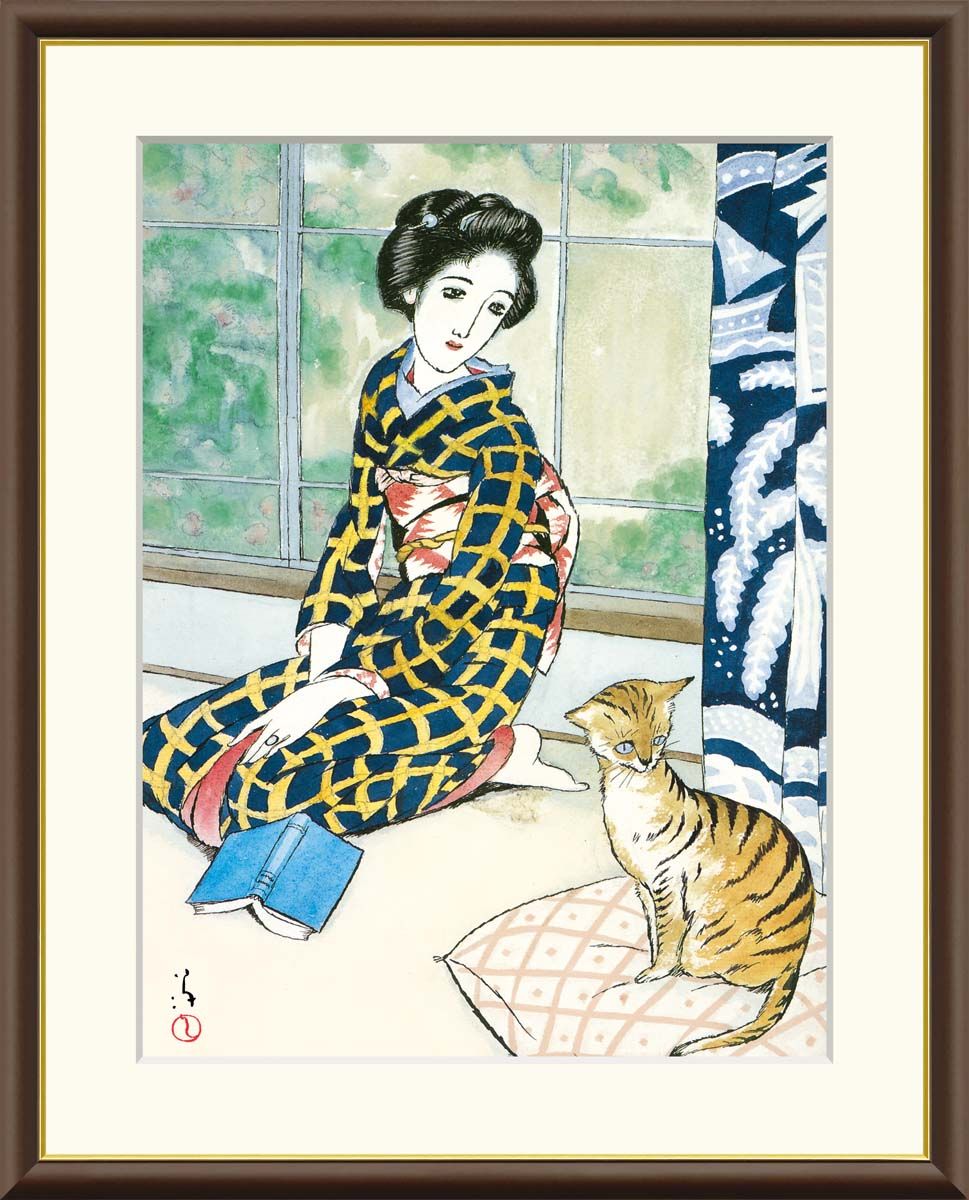 バンクス 黒船屋 竹久夢二 日芸版画院 限定300枚 版画 竹久夢二 黒船屋 日芸版画院 234/300 限定 木版画 黒船屋