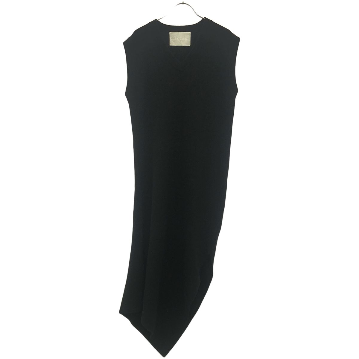 MYLAN マイラン 24AW Wool Cashmere Sleeveless Knit Slit Dress ウールカシミヤニットドレス MY24AW-OP008 ブラック F