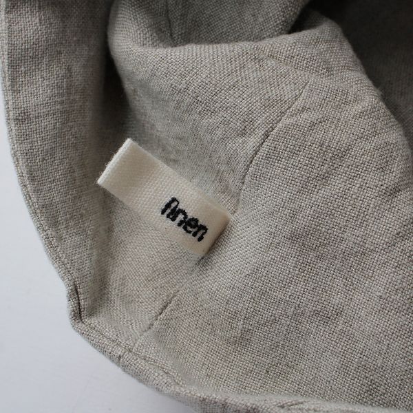 2022SS evam eva エヴァムエヴァ linen cap リネンキャップ