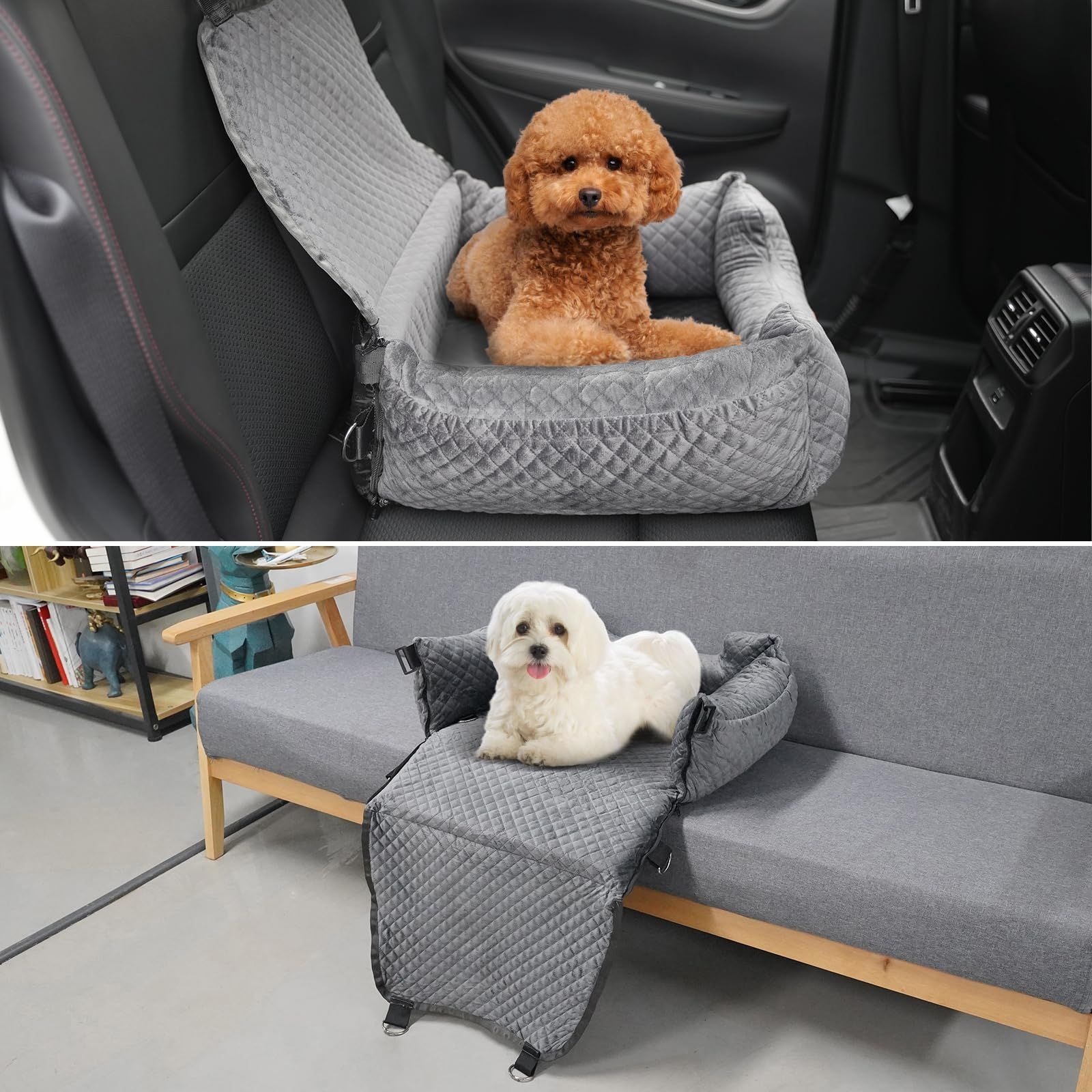 BUYFULL 犬 車 シート 犬 ドライブベッド 洗える 犬 ドライブシート