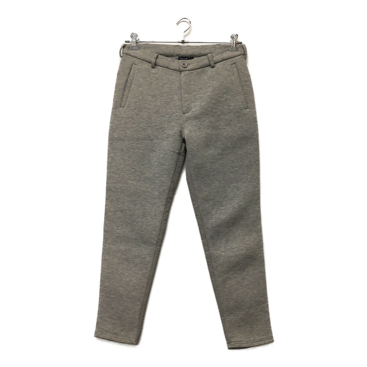 新品未使用品　muta グレー ストレッチパンツ Lサイズ 中古 メンズ ムータマリン muta MARINE パンツ L グレー ロングパンツ