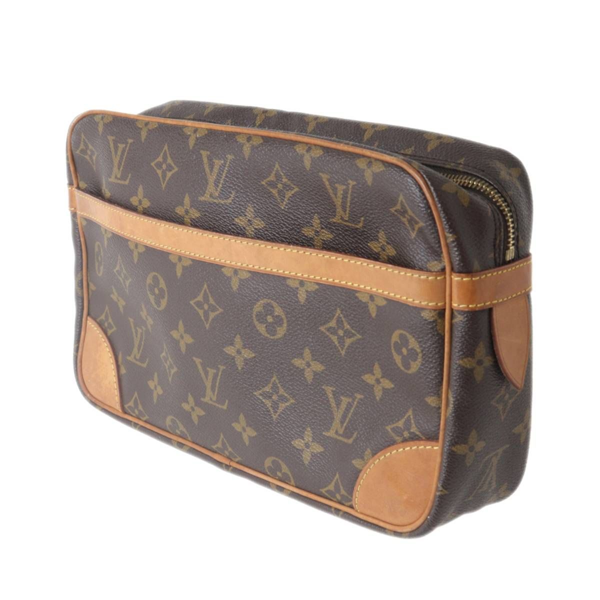 訳アリ ポケット内ベタあり LOUIS VUITTON ルイヴィトン コンピエーニュ28 セカンドバッグ クラッチバッグ モノグラム M51845 Dランク
