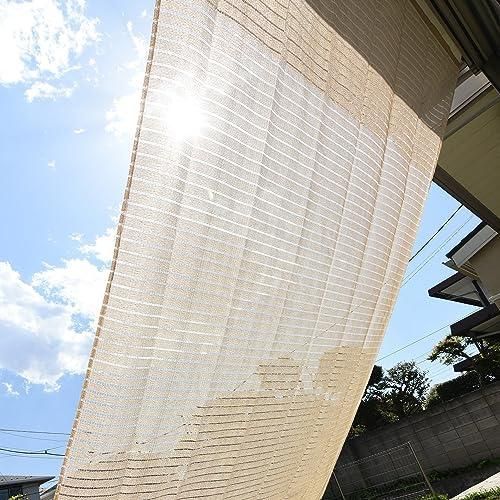 山善 YAMAZEN 日よけシェード 200×300cm 水洗い ハトメ8箇所 UVカット率約70% 取付ロープ3m×2本入り 節電 省エネ