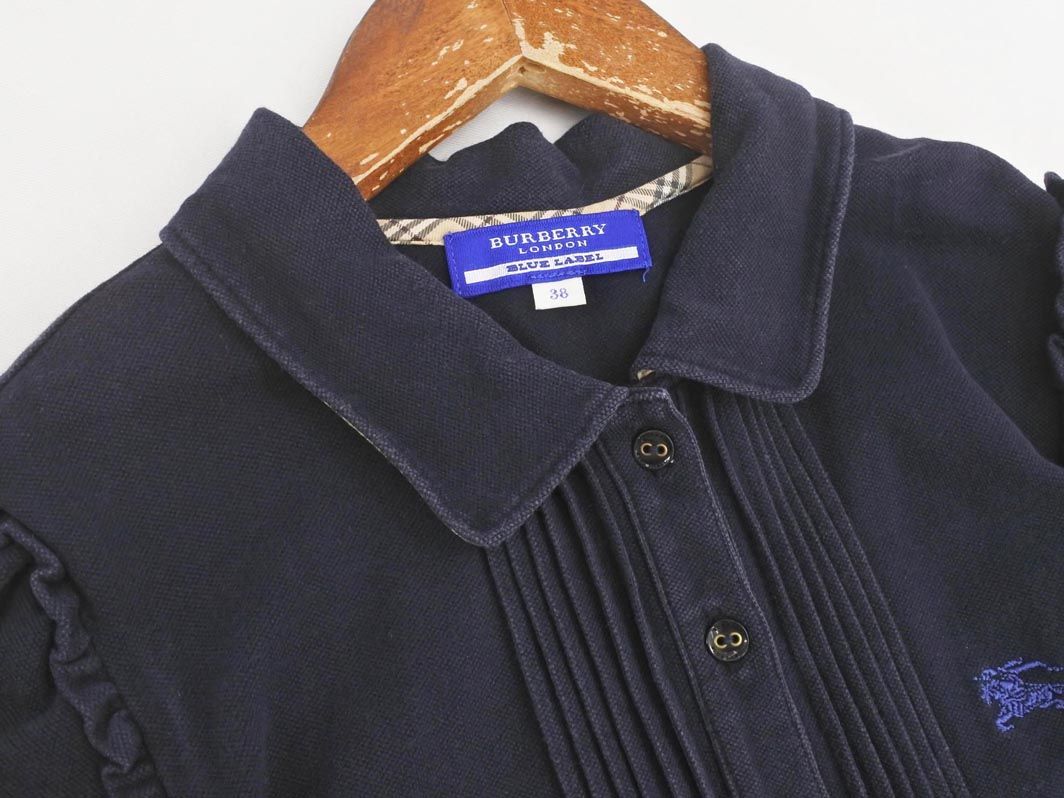 ✨新品✨ Burberry バーバリー　ポロシャツ　Tシャツ　ストライプ　フリル BURBERRY y2kストライプ ポロシャツ 38｜Yahoo!フリマ（旧PayPay