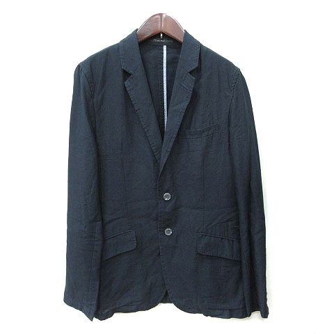 MEN'S BIGI DISTINCTIONテーラードジャケット　リネン混 XL MEN'S BIGI DISTINCTIONテーラードジャケット リネン混 XL