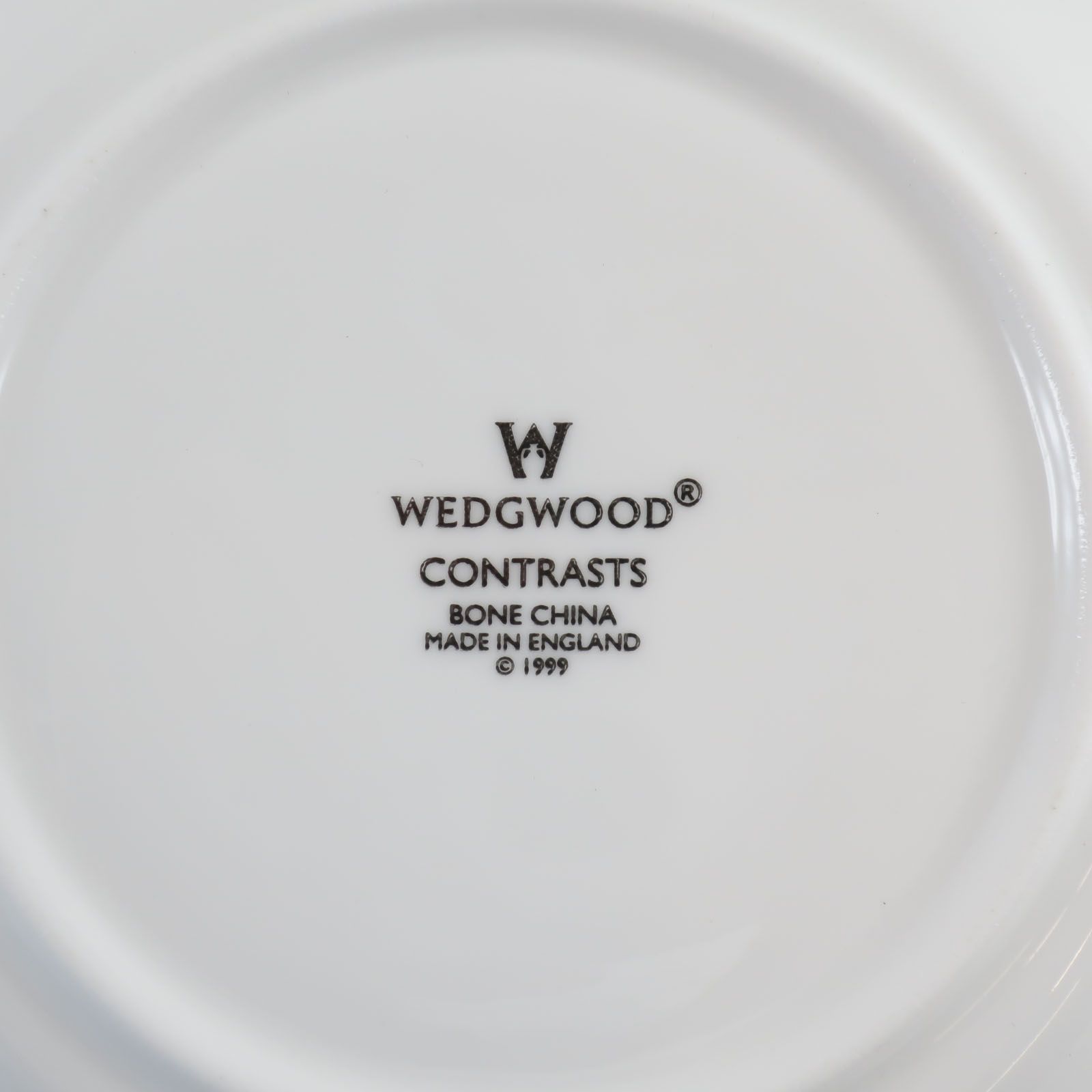 Wedgwood】ウェッジウッド コントラスト カップ＆ソーサー×6/シュガー