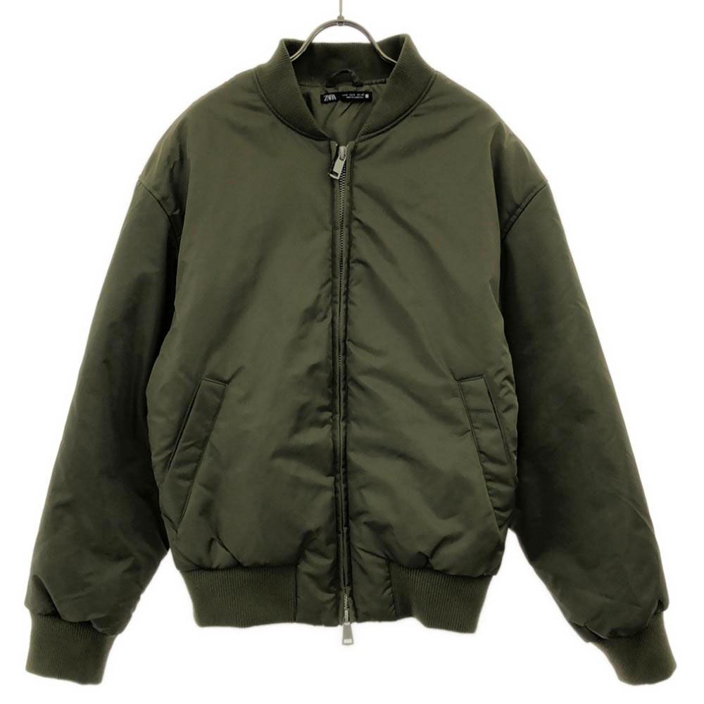 ザラ フライトジャケット M オリーブ ZARA ブルゾン タグ付き メンズ