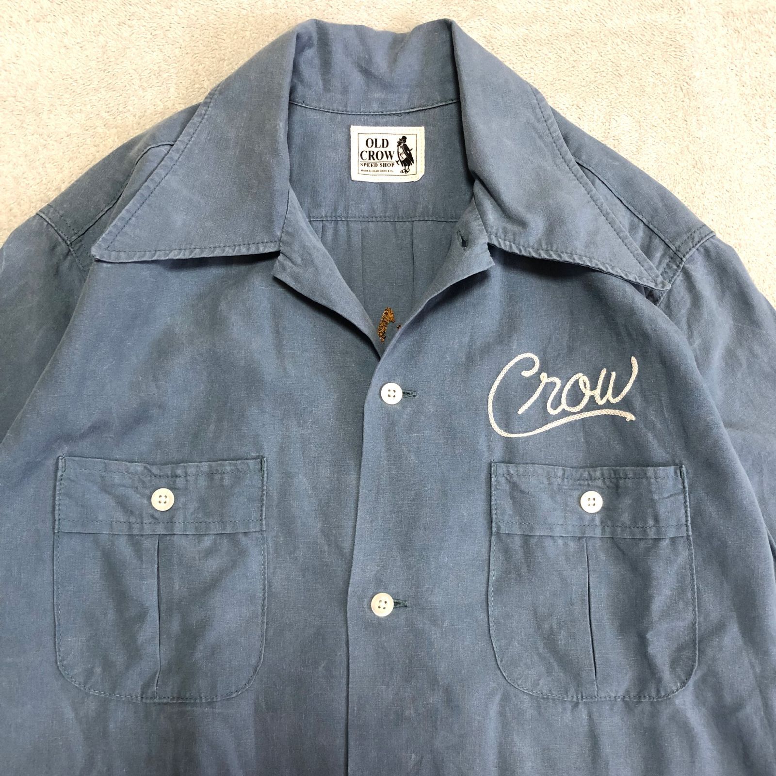 OLD CROW / GLAD HAND ワークシャツ ボーリングシャツ オープン