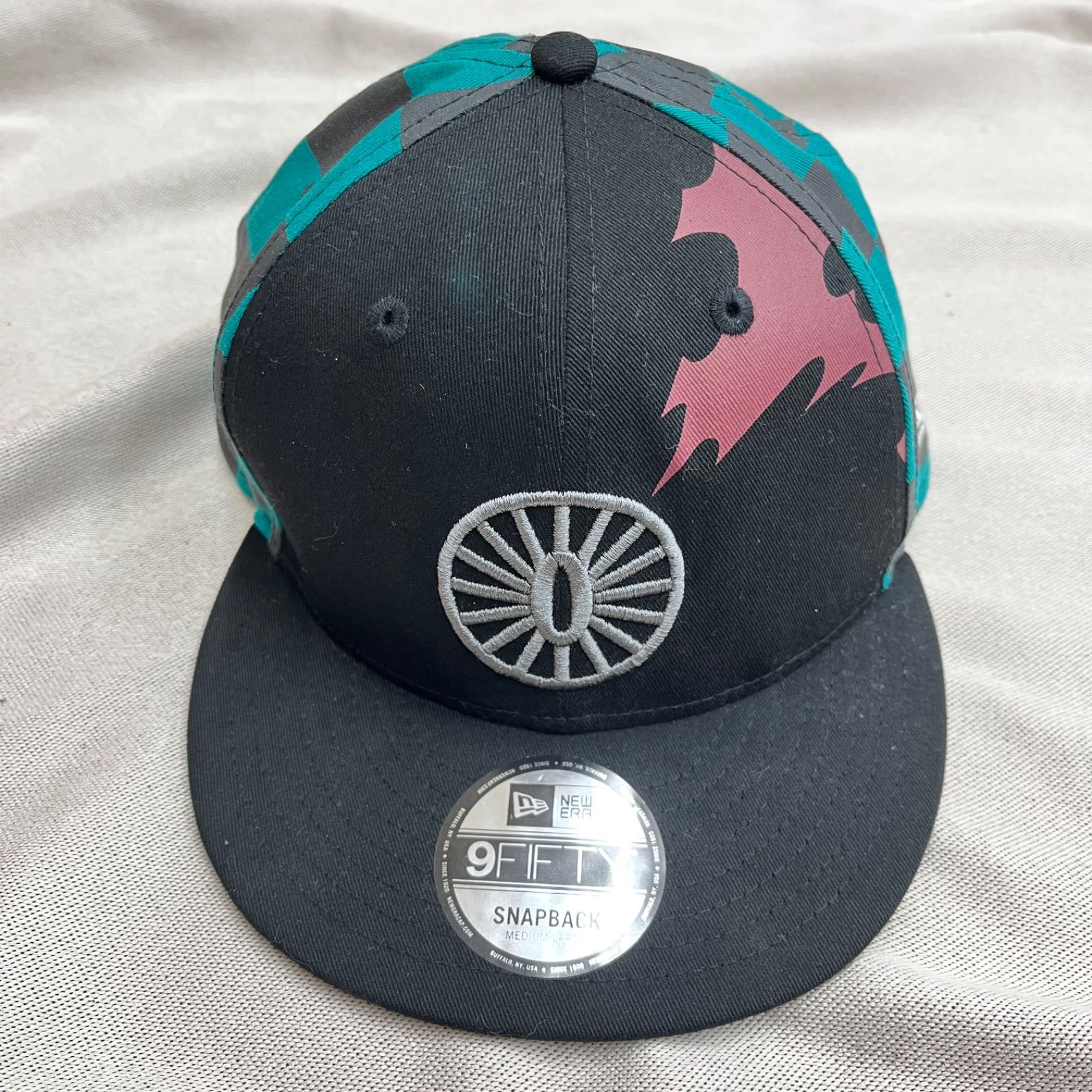 未使用に近い】NEW ERA 鬼滅の刃 コラボ キャップ メンズ 竈門炭治郎 
