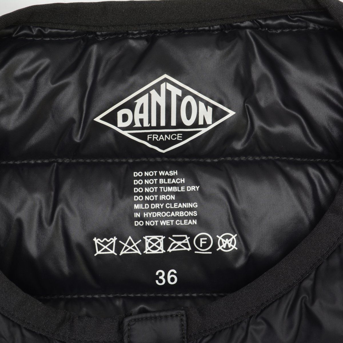 DANTON】JD-8748 INNER DOWN JACKET クルーネック インナーダウン