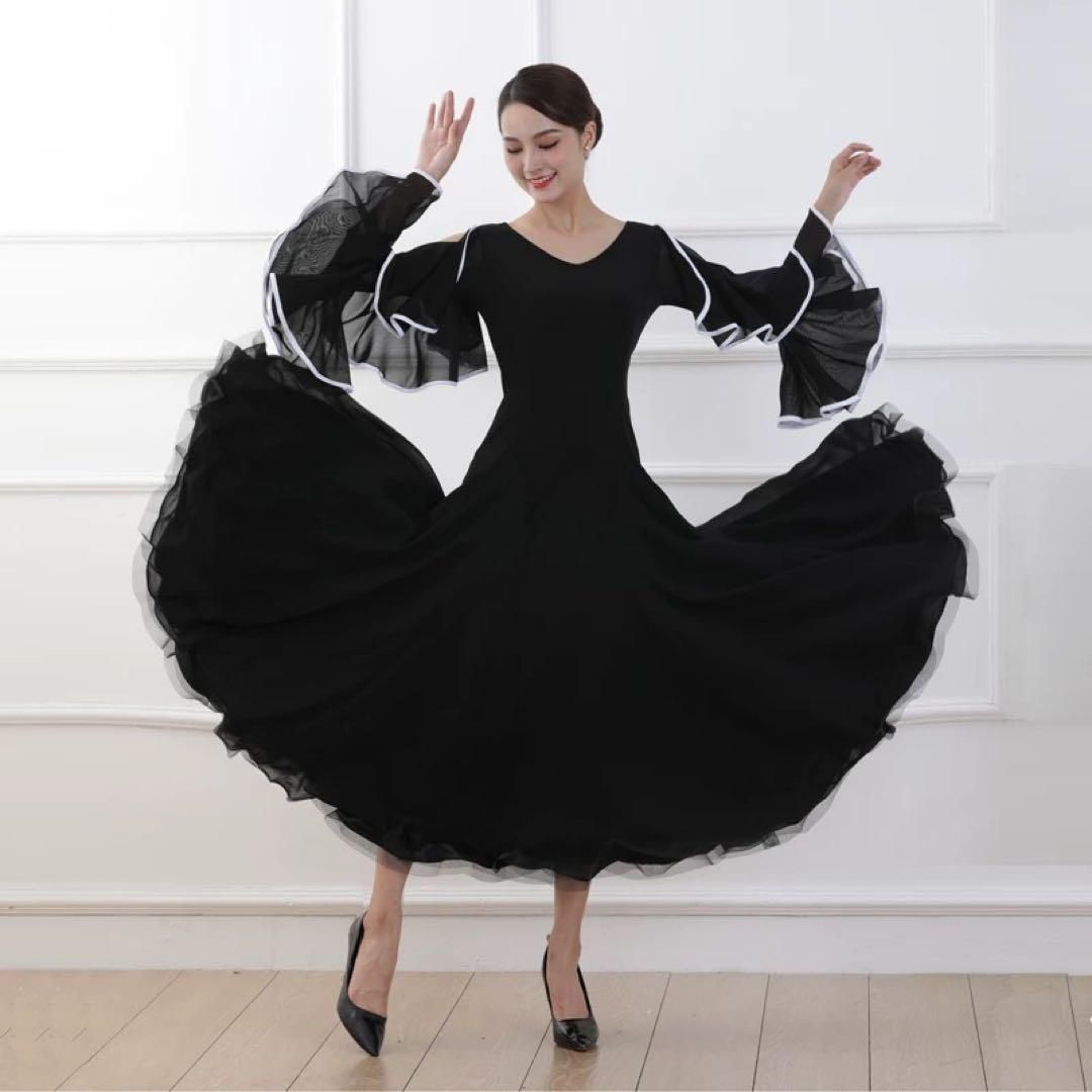 気分アップ❤️スタンダードダンスにおすすめ！ワンピースタイプのオシャレな練習着 気分アップ❤️スタンダードダンスにおすすめ！ワンピースタイプ