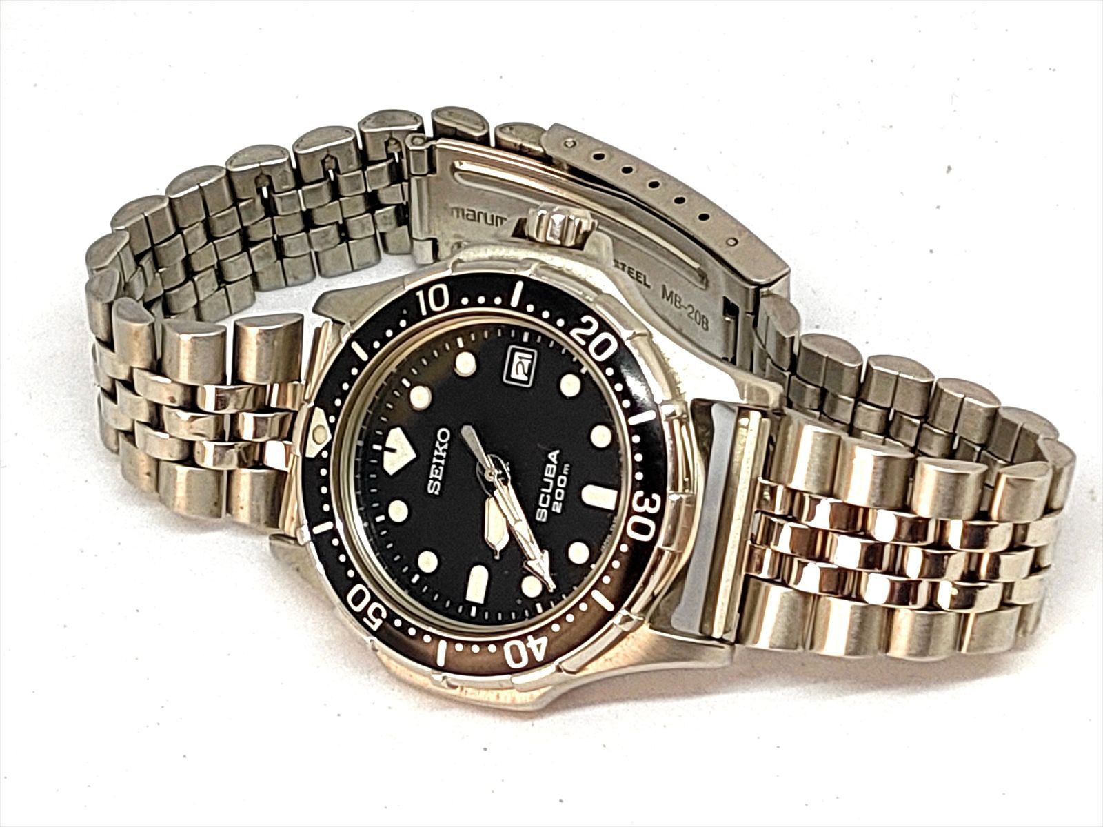 SEIKO ダイバーズウォッチ スキューバ200 7N35-600A 稼働品】 SEIKO 7N35-600A ダイバーズウォッチ SCUBA 200 - メルカリ