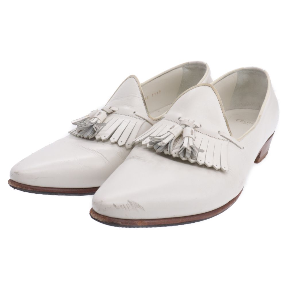 セリーヌ　フリンジ　タッセルローファー CELINE セリーヌ タッセル ローファー フリンジ 20SS ボルドー