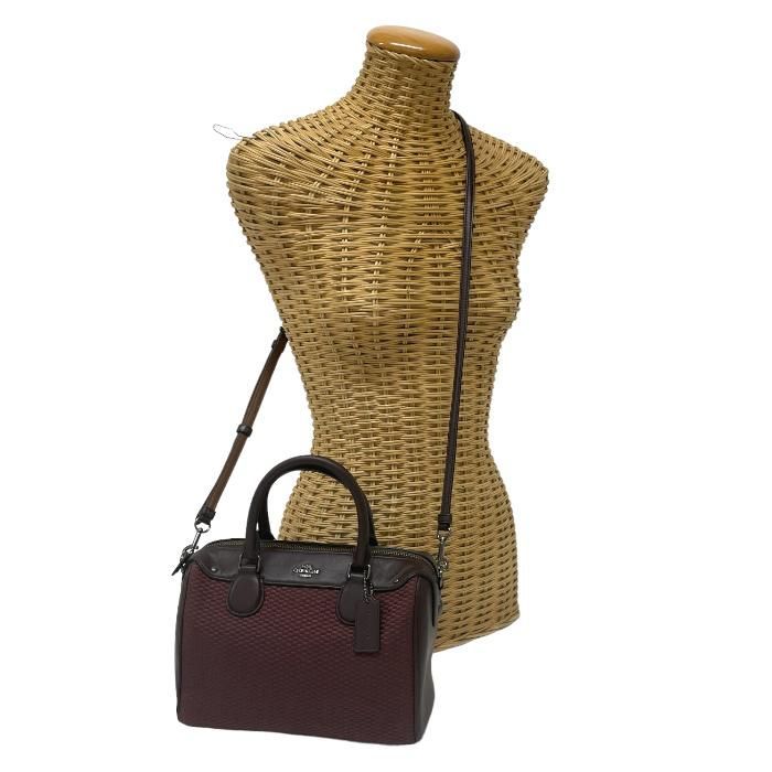 コーチ COACH ミニベネット サッチェル レザー キャンバス F57242  