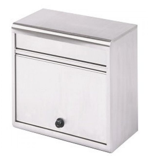 ポスト 郵便ポスト 置き配 郵便受け 新聞受け 郵便 メール便 新聞 朝刊 夕刊 大型ステンレスポスト 18-8ステンレス カムロック錠付き PH-60P グリーンライフ